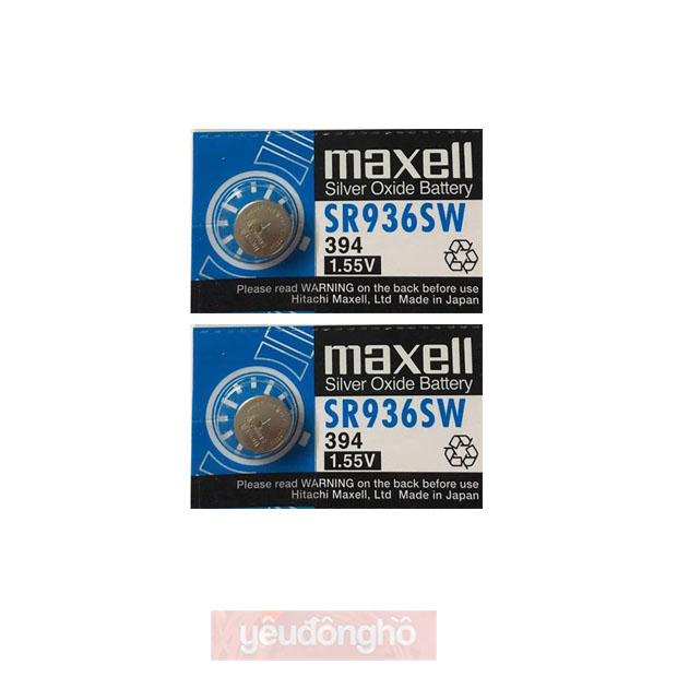 Pin đồng hồ nhật maxell sr936sw sr936 936 394 chính hãng vỉ 1 viên