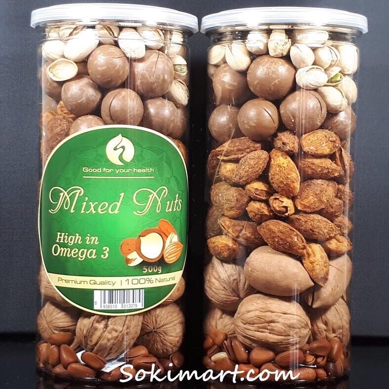 Mixed nuts 4 loại hạt dinh dưỡng - 500g