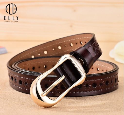 Dây lưng nữ cao cấp da thật ELLY – ED23