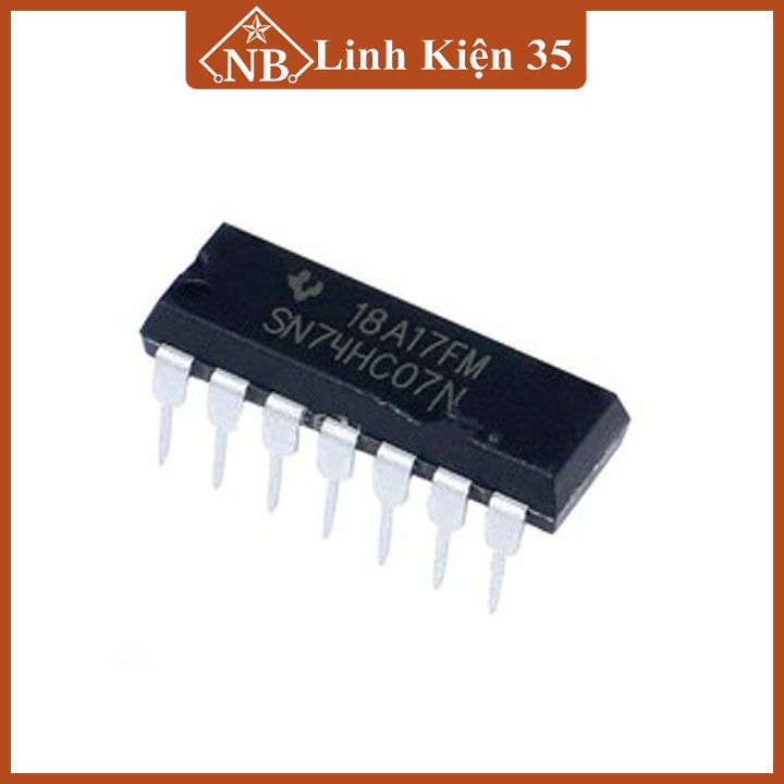 IC 74HC07 14 chân cắm DIP14/ chân dán SOP14