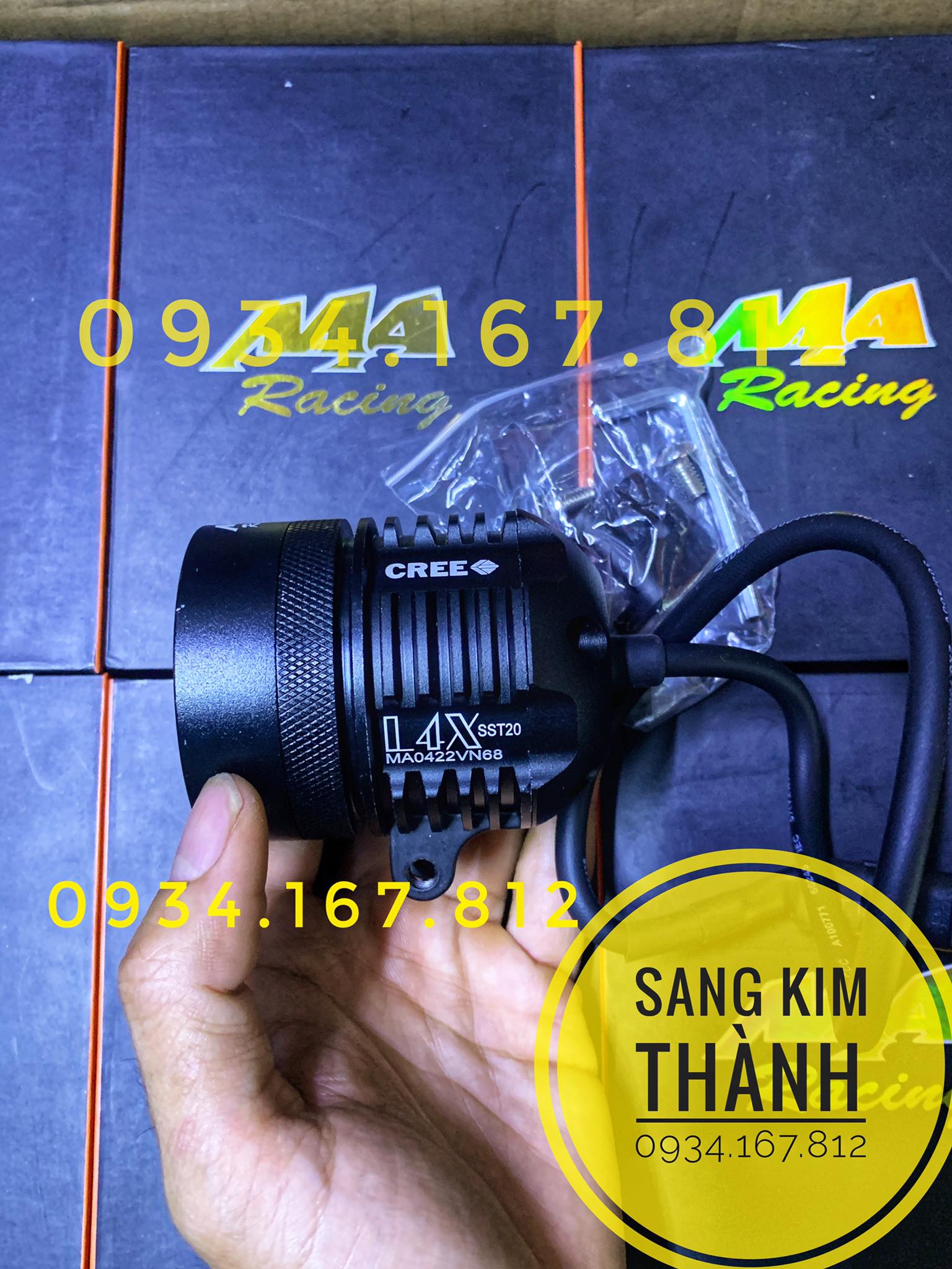 [HCM]Đèn Trợ Sáng L4X Chip Cree Sst20 Loại 1