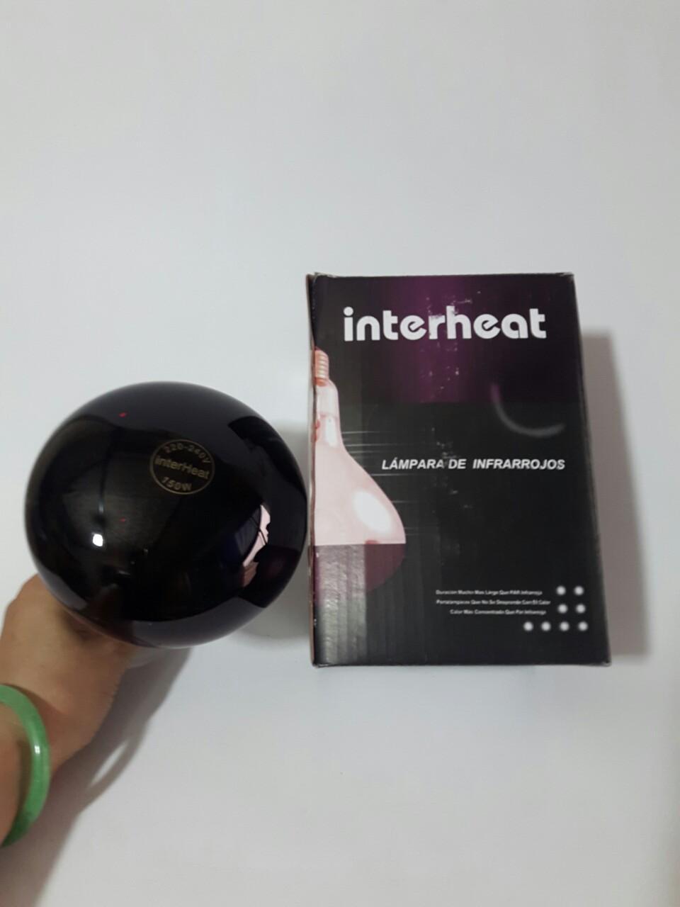 Bóng đèn Hồng ngoại sưởi ấm thú y intrheat cao cấp 150w