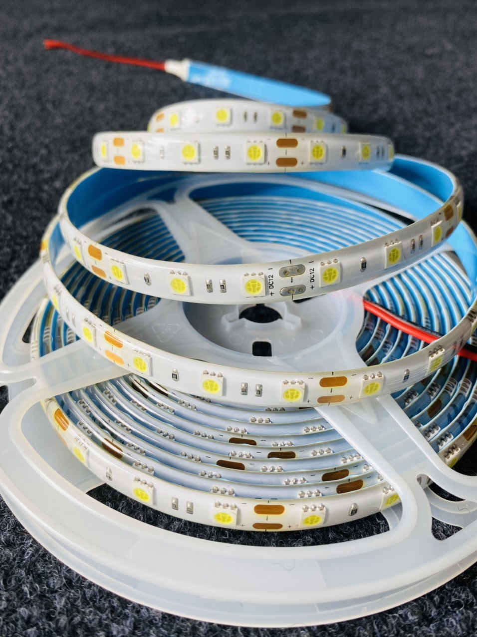 LED DÂY 5050 12V CÓ KEO (Cuộn 5m)