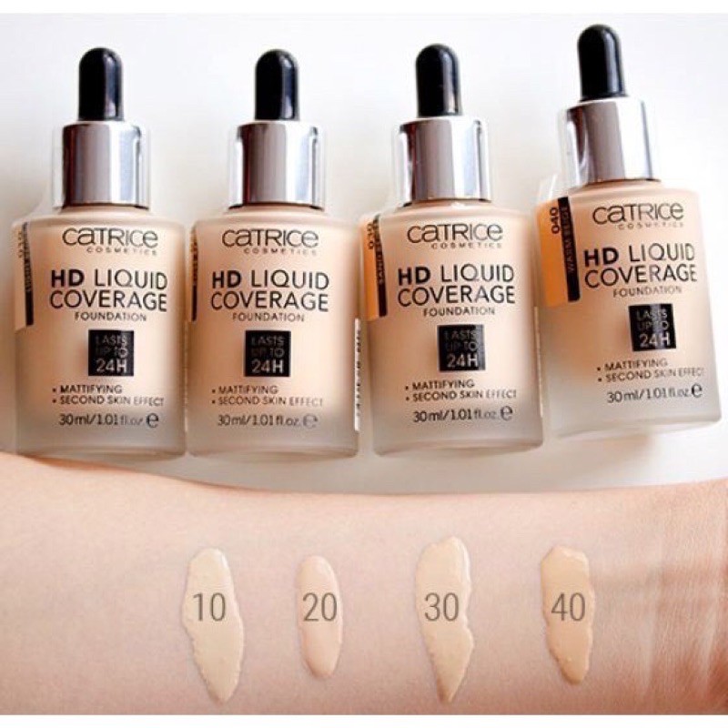 Kem nền Catrice HD Liquid Coverage Foundation (30ml)
