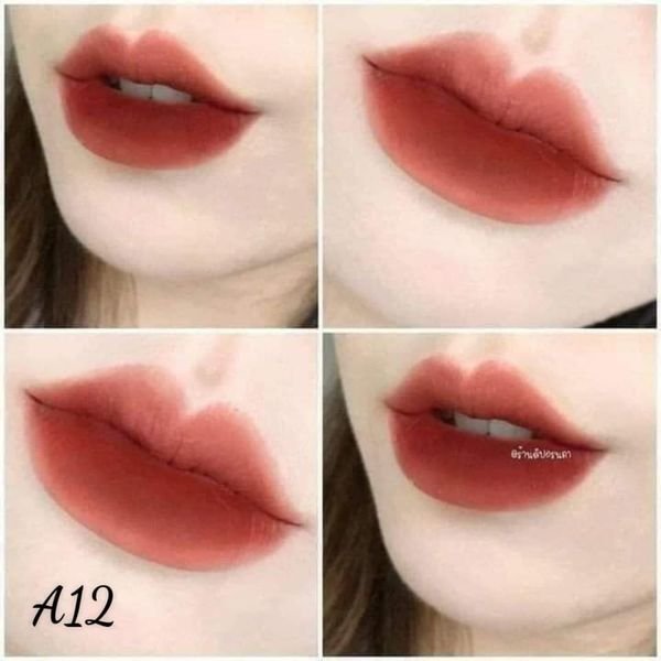[CHÍNH HÃNG] SON KEM LỲ BLACK ROUGE A12 NÂU ĐỎ GẠCH