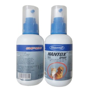 Hantox Spray xịt 100ml Xịt diệt ve ghẻ bọ chét chó mèo dễ sử dụng an toàn thumbnail
