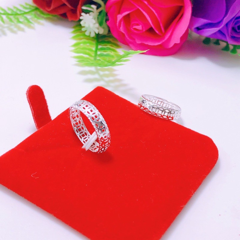 NHẪN NỮ BẠC THẬT, NHẪN KIM TIỀN TRƠN BẠC TA XINH XẮN SÁNG ĐẸP - Chuyên sỉ trang sức bạc, cam kết giá tốt kèm bảo hành