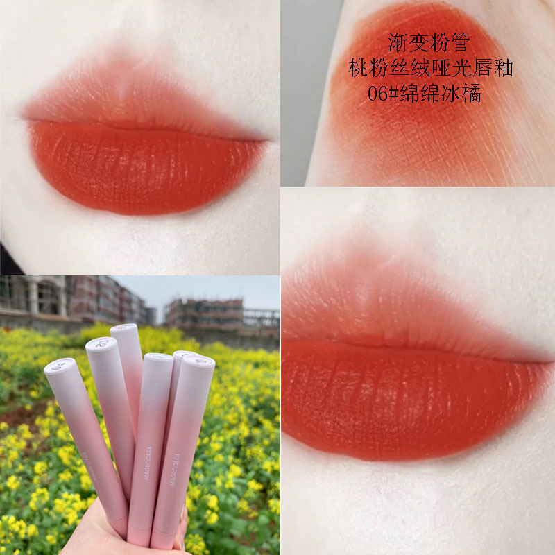 DragonRanee Son Môi Dưỡng Ẩm Lâu Dài Matte Matte Lip Glaze