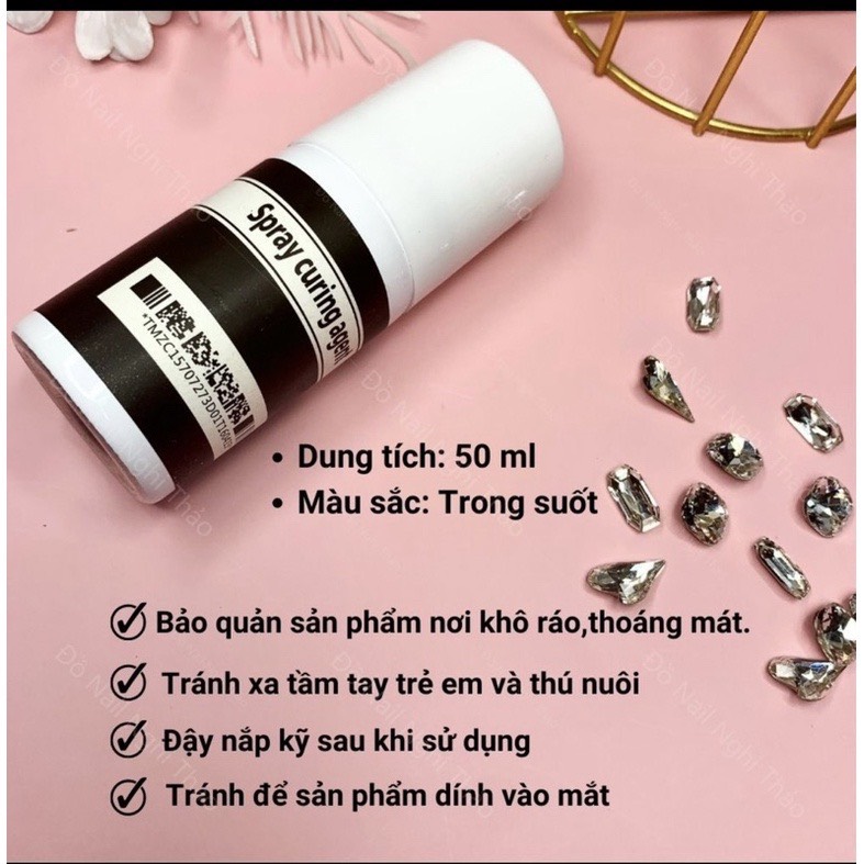 Chai xịt sáng đá khô keo DD 50ml