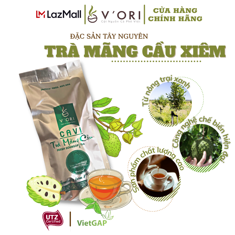 Trà Mãng Cầu CAVI 1 (100gr)