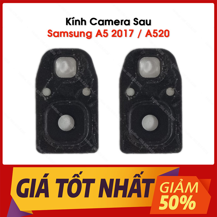Kính Camera Sau Samsung Galaxy A5 2017 / A520 Zin Tháo Máy