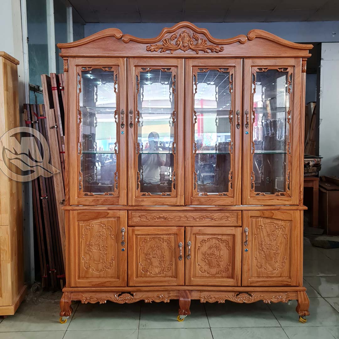 [Trả góp 0%] TỦ RƯỢU GỖ GÕ ĐỎ , TỦ TRANG TRÍ GỖ , TỦ GỖ CAO CẤP