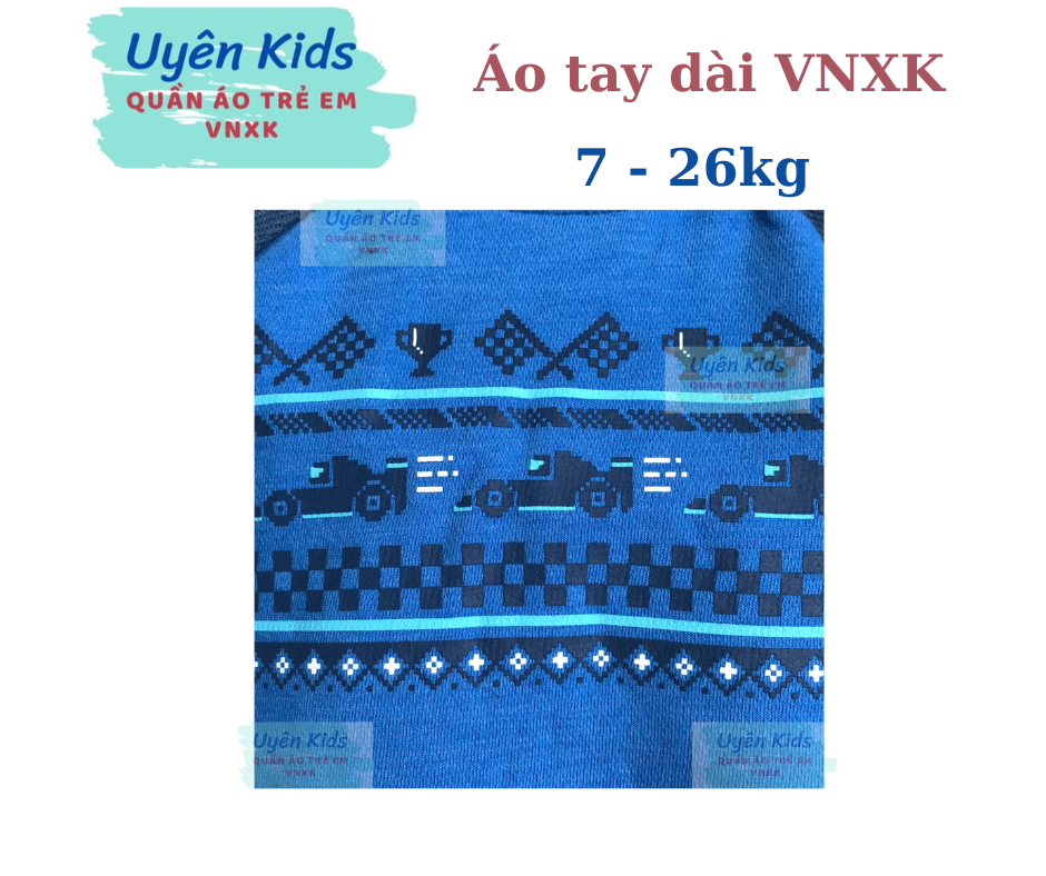 Áo tay dài Jumping VNXK bé trai bé gái