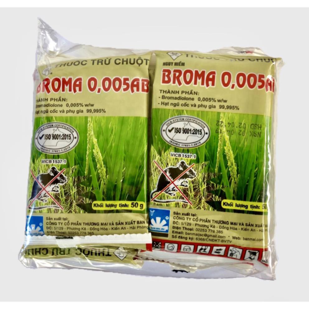 thuốc diệt chuột thế hệ mới Broma 0,005 AB (50g)