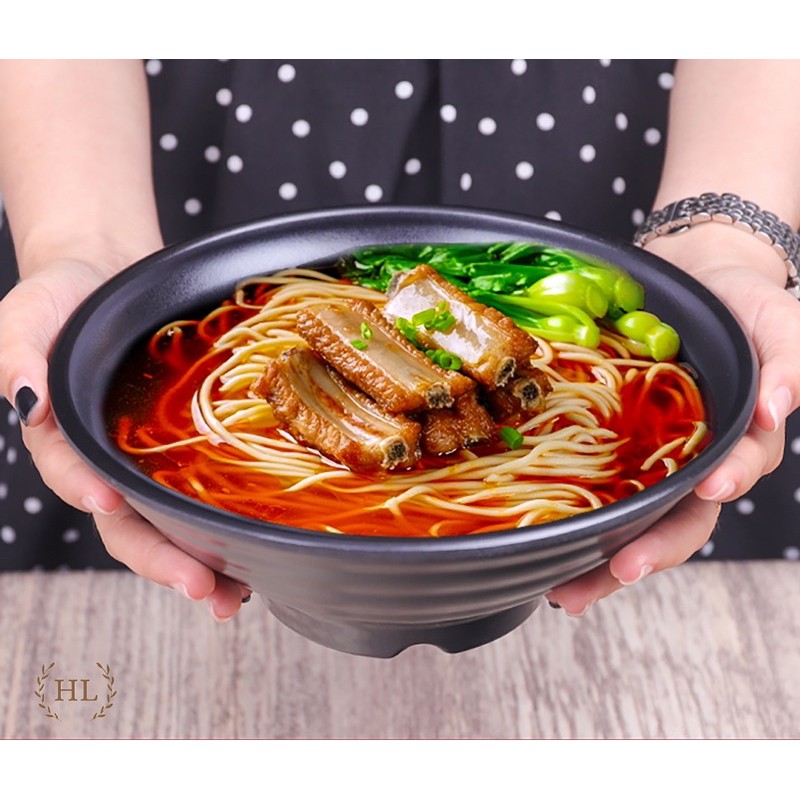 Bát tô 1006l 1007l 1008l 1009l | tô đen mờ melamine | bát chè, mỳ, cháo | bát đen