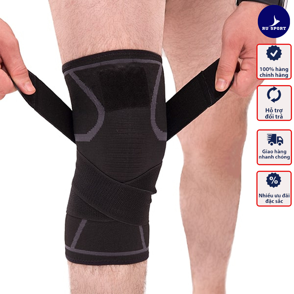 Bó Đầu Gối Loại Dán Iwin Keepa X Cao Cấp - Quy Cách 1 Chiếc