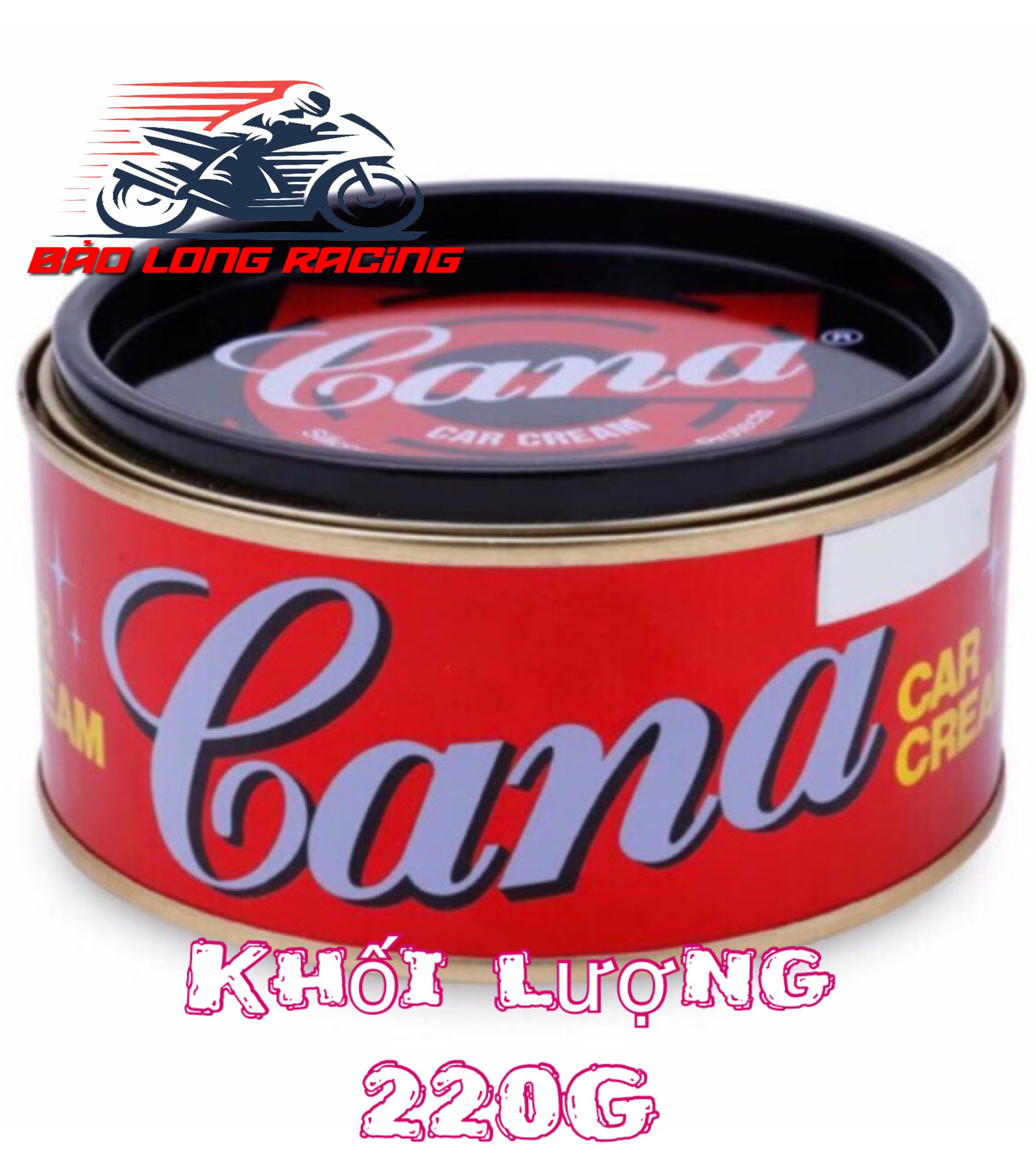 Kem đánh bóng CaNa 220G phụ kiện xe máy