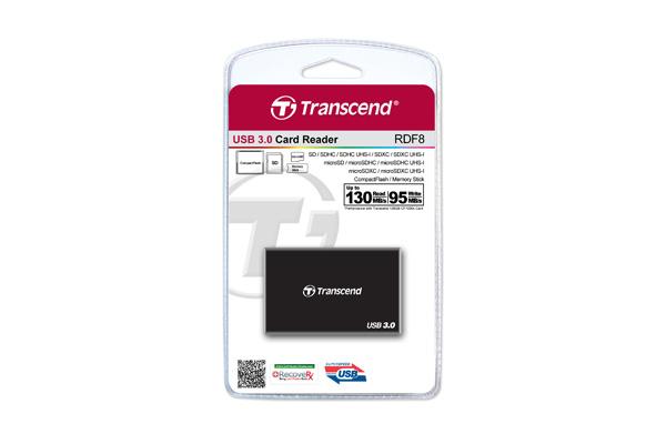 [HCM]Đầu Đọc Thẻ Transcend Multi-Card Reader RDF8K USB 3.0