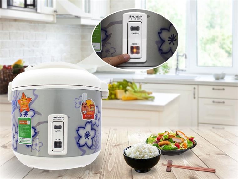 Nồi cơm điện cơ 1,8L Sharp KS-N181ETV-Thailand