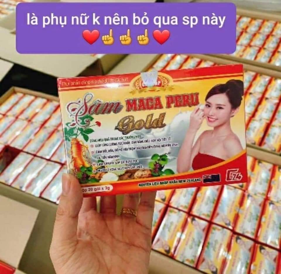 [CHÍNH HÃNG] SÂM MACA PERU GOLD _ CẢI THIỆN NỘI TIẾT TỐ