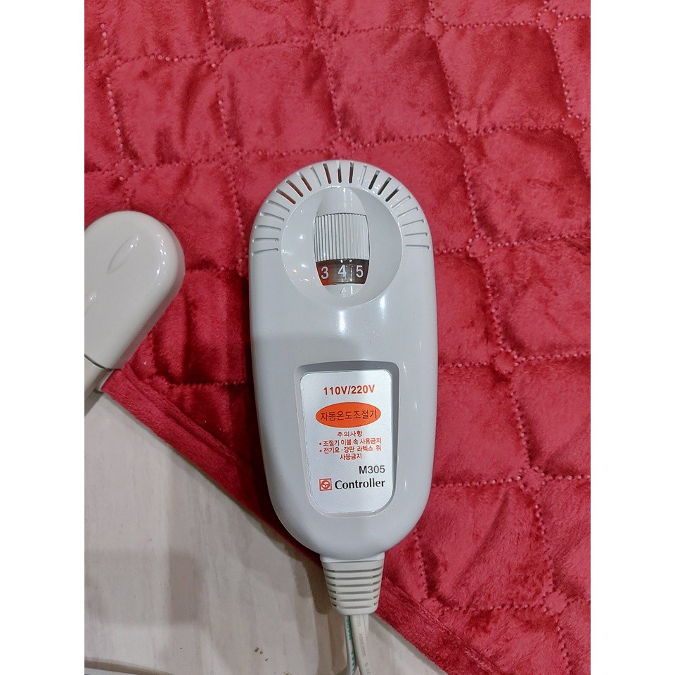 Chăn điện hanil chất liệu nhung hàn quốc