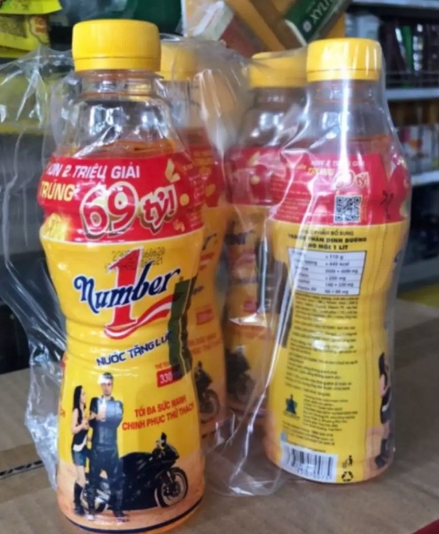 3 CHAI Nước Tăng Lực Number One 330ml