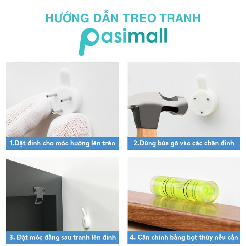 Tranh treo tường Canvas Pasimall Suối thu có khung