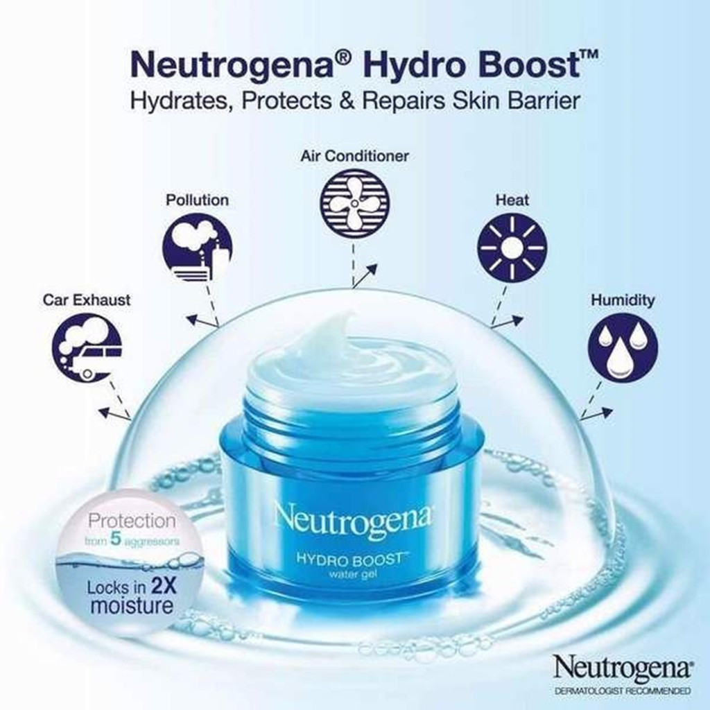 Kem dưỡng ẩm Neutrogena - Dưỡng ẩm cấp nước Neutrogena Hydro Boost Water/Aqua Gel 50g