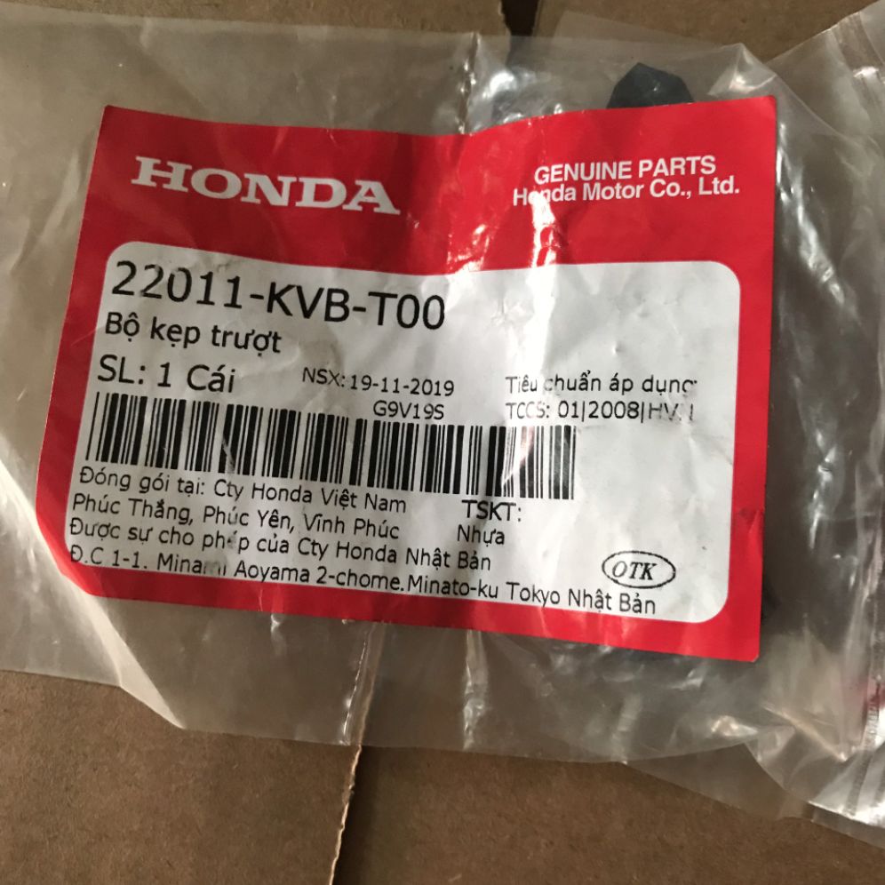 Bộ cao su trượt ( kẹp trượt) nồi trước xe Airblade 110/ Click 110/ Lead 110/ Scr/Vision đời đầu hãng