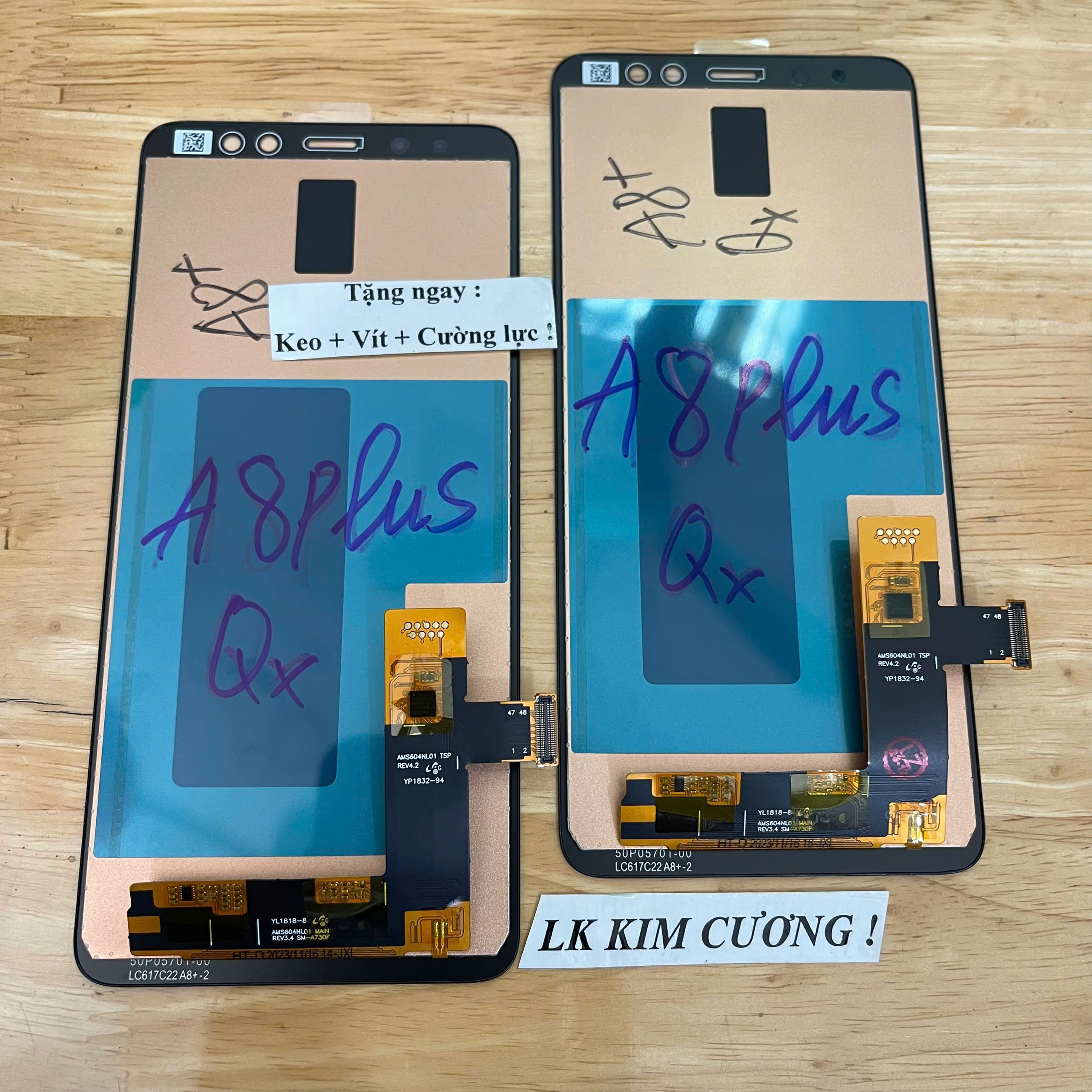 Màn hình thay thế samsung A730 / A8 plus mã QX