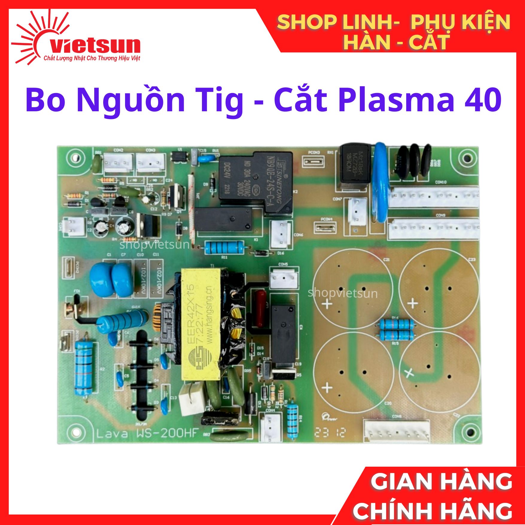 Bo nguồn máy hàn tig que máy cắt Plama