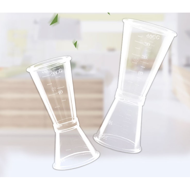 Ly Đong 2 Đầu - Zigger 2 Đầu Pha Chế Nhựa (Giá Tại Xưởng)