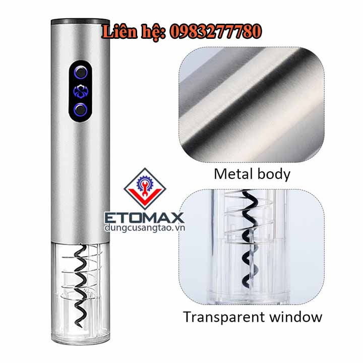 Dụng cụ mở chai vang tự động 4 in 1 V3