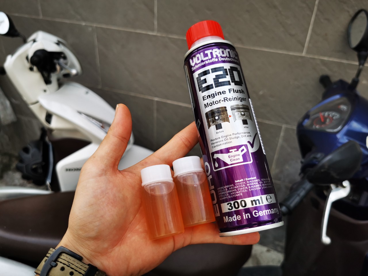 [HCM]Phu Gia Vệ Sinh Rửa Động Cơ Voltronic E20 Engine Flush 60ml