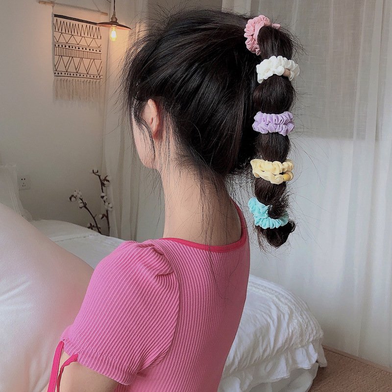 CỘT TÓC VẢI VOAN MÀU NGỌT NGÀO