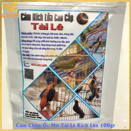 Cám Chim Ốc Mít Tài Lê Kích Lửa 100gr - Cám Kích Ốc Mít Tài Lê Cao Cấp