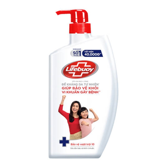 SỮA TẮM LIFEBUOY CHAI 850ML DIỆT KHUẨN 99%
