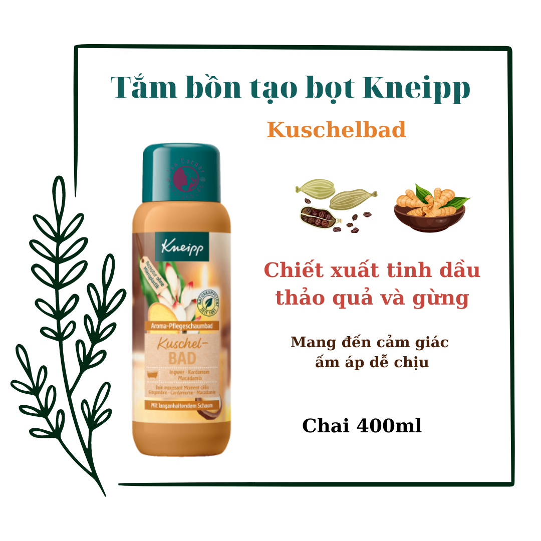Tắm bồn tạo bọt Kneipp chai 400ml