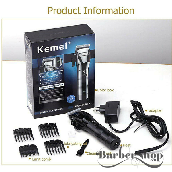 [HCM]TÔNG ĐƠ CẮT TÓC KEMEI KM-2850