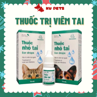 Thuốc Điều Trị Viêm Tai Cho Chó Mèo Vemedim Nhỏ Tai 10ml thumbnail