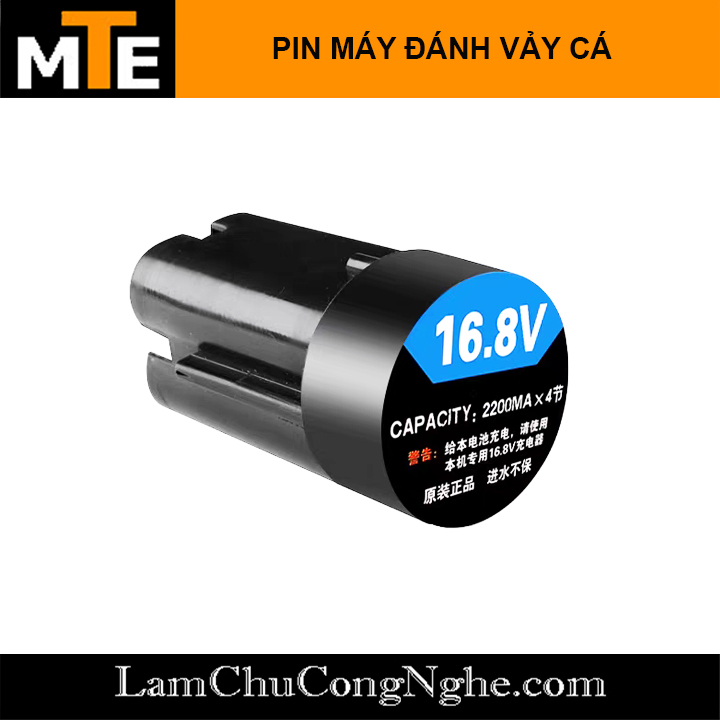 Lưỡi Inox và pin dự phòng 16.8V cho máy đánh vảy cá 125W công suất lớn