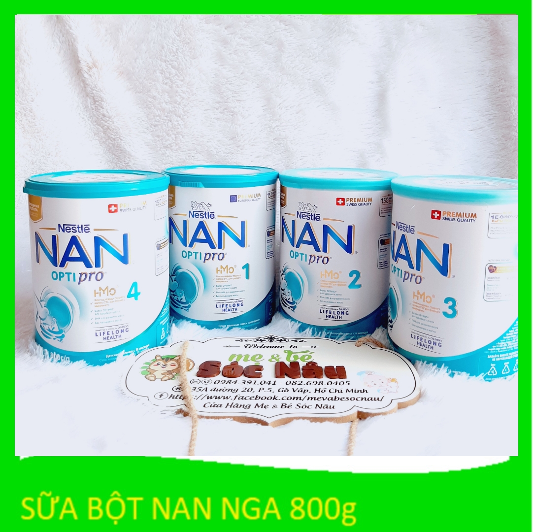 [NGA] [DATE 2023] Sữa Nan Nga 800gr số 1, 2, 3, 4 800g