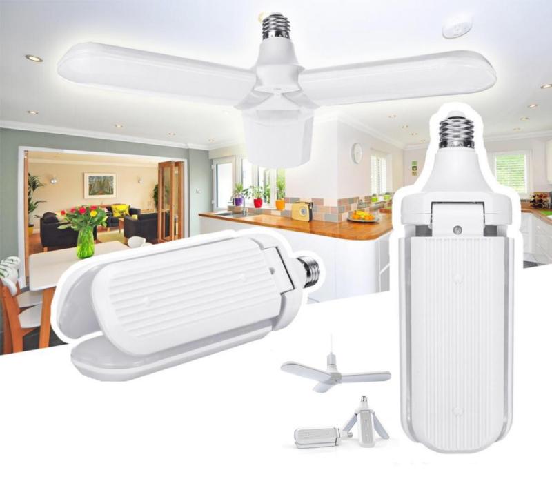 Bóng đèn led hình 3 cánh quạt siêu sáng 30w - Sử dụng chip led nên đèn phát nhiệt cực thấp, độ sáng cao ánh sáng cực tốt.