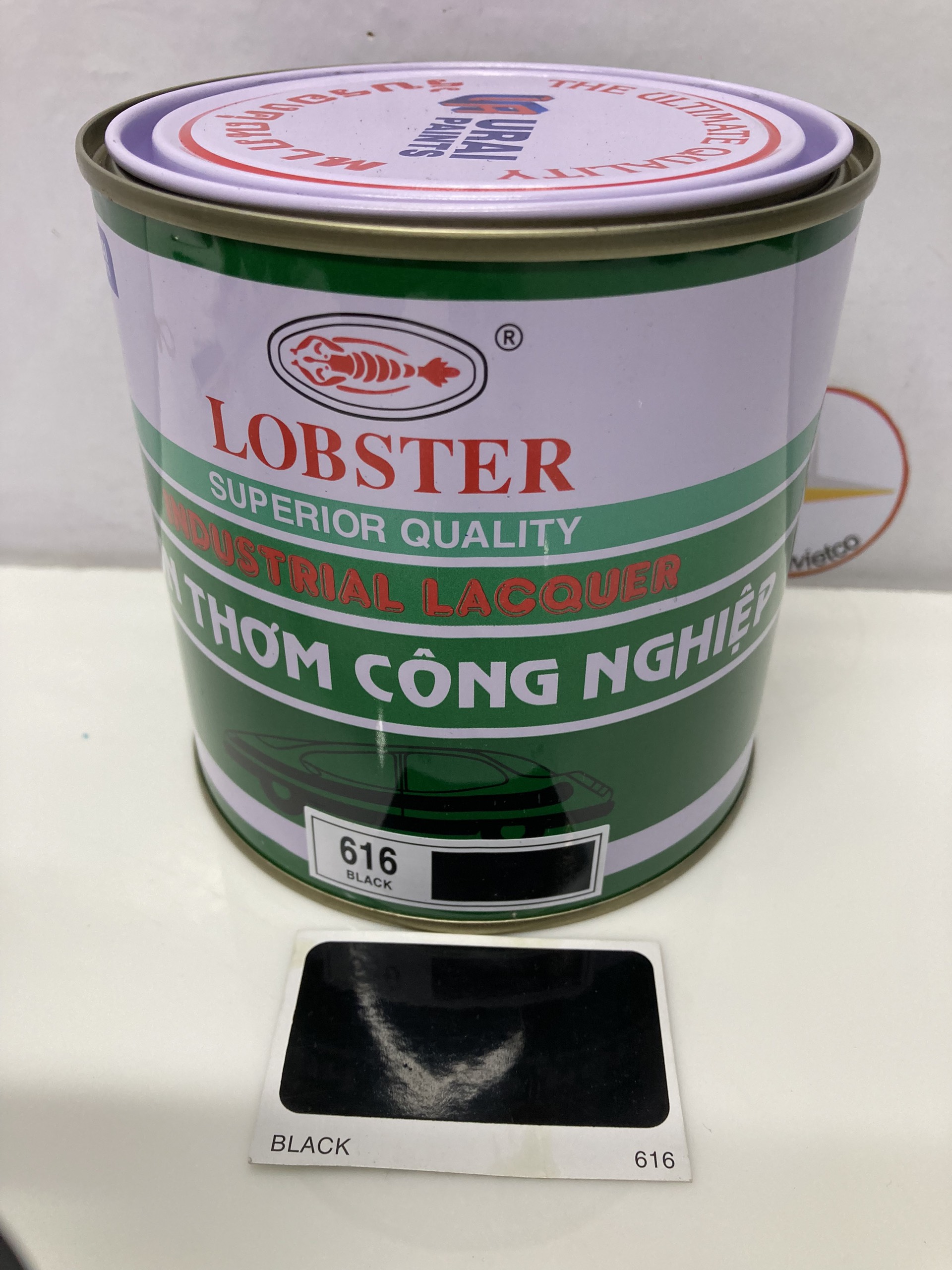 Sơn thơm nhanh khô màu đen Lobster 616 800ML