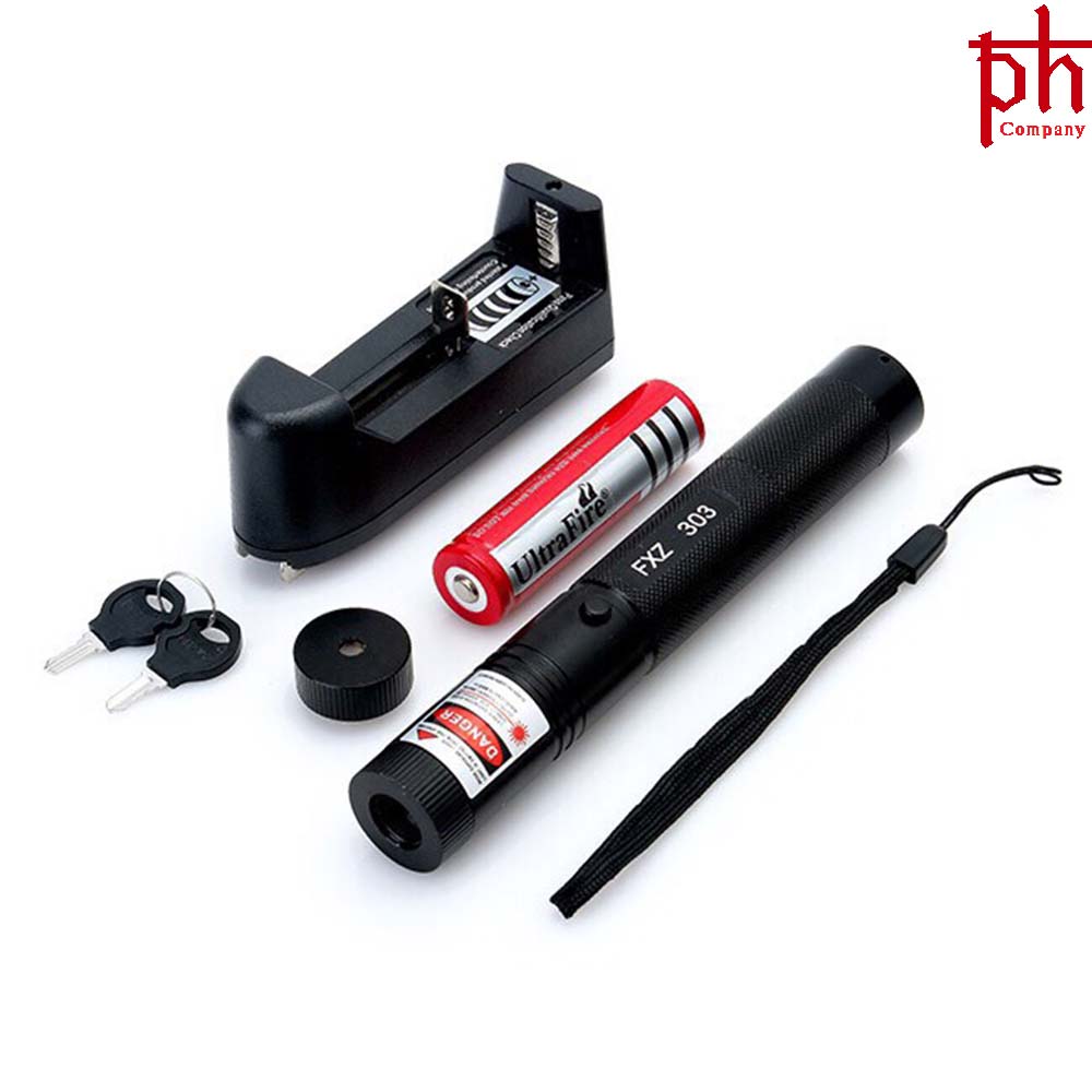 Đèn Pin Chiếu Tia Laser 303 Cao Cấp