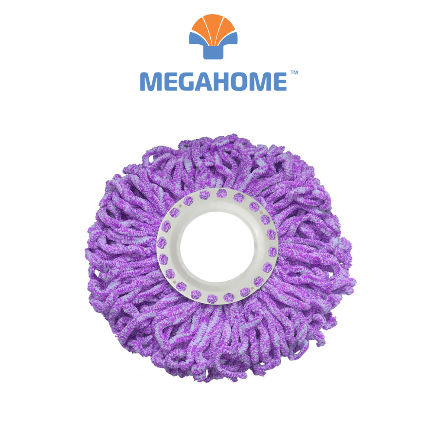 Bông lau nhà Megaplus Megahome sử dụng được cho tất cả cây lau nhà 360 độ