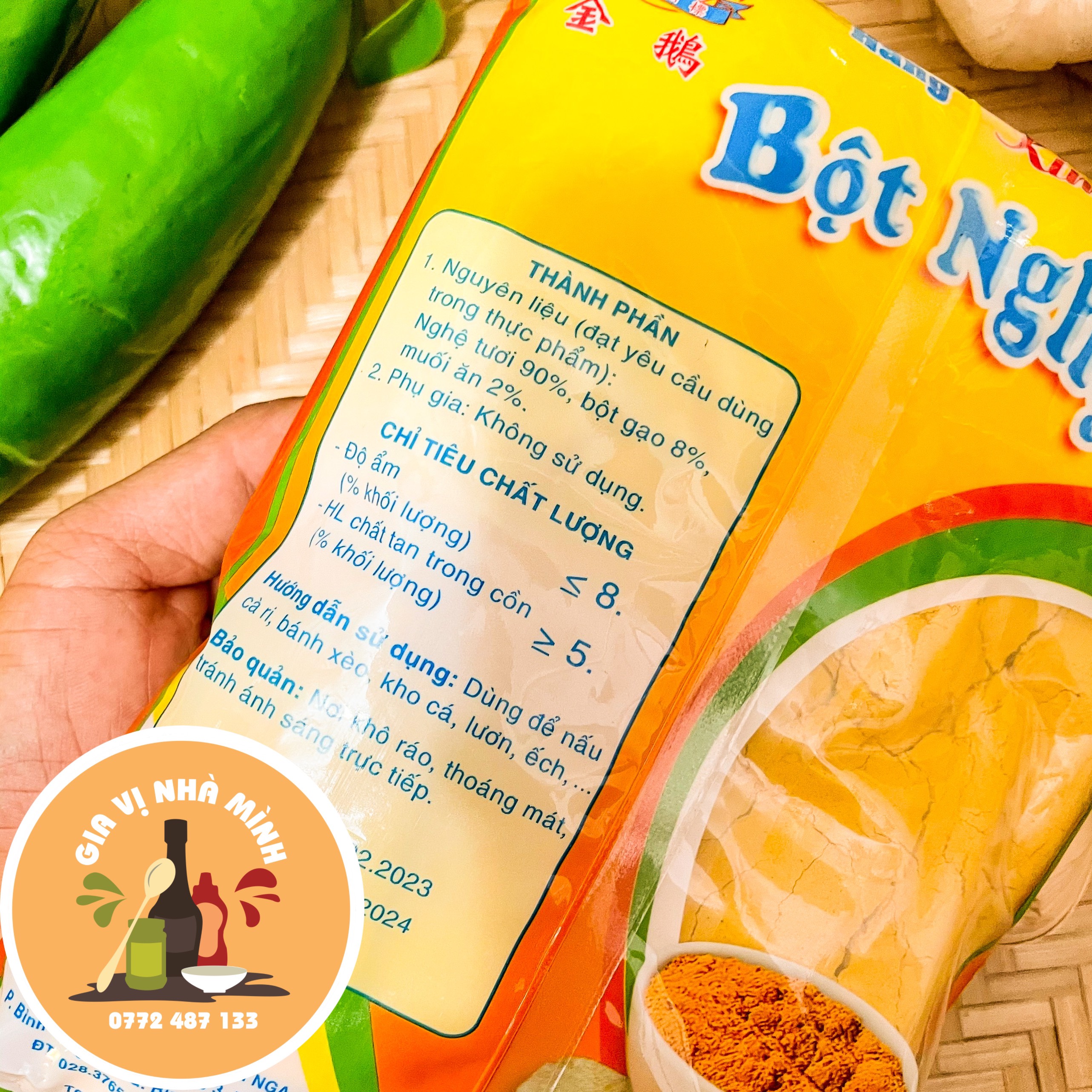 BỘT NGHỆ KIM NGA - 500GR