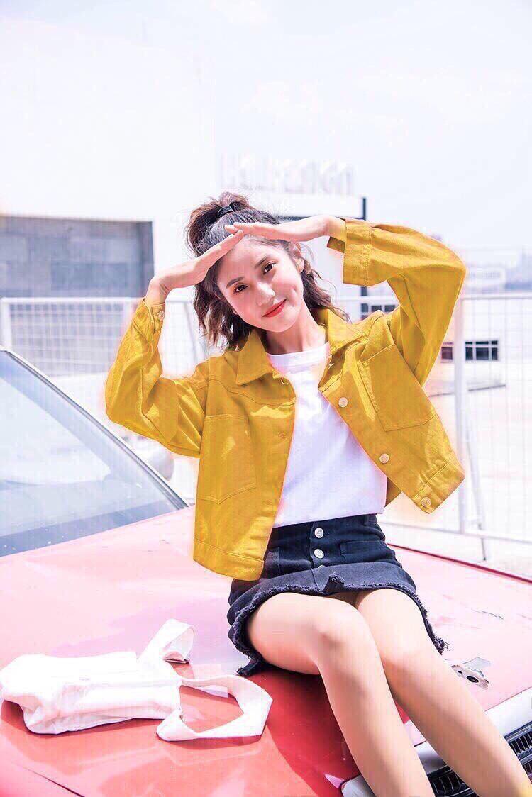 [HCM]Áo Khoác KAKI NỮ Thời Trang Cao Cấp PHƯƠNG VI FASHION KKV2 (Nhiều Nút Vàng) ( SET QUẦN JEAN + ÁO THUN ĐẶT RIÊNG )