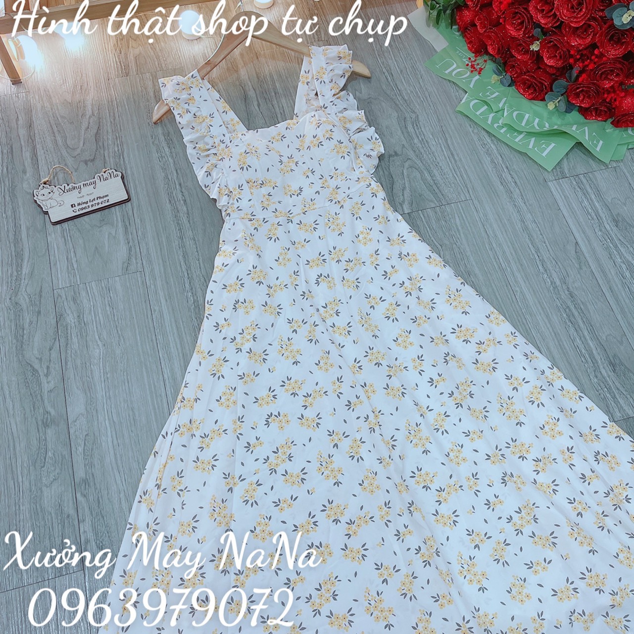 Maxi hoa nhí cánh tiên có mút ngực (hình thật + video)