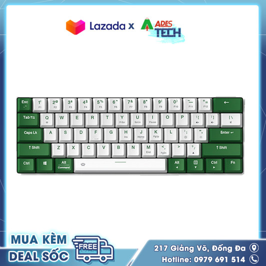 Địa chỉ bán Bàn phím cơ không dây Bluetooth DARE-U EK861 - Kết nối Bluetooth 5.0 - Bảo hàng xách tay 1678042645_VNAMZ-7431214384